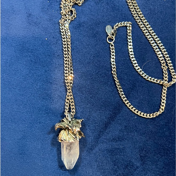 Alexander McQueen Iris Crystal Charm Necklace - Picture 2 of 12